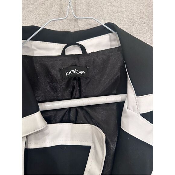 BEBE women’s coat size S black and white - Picture 4 of 7